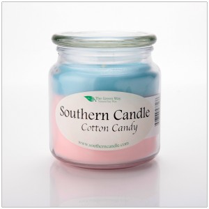 SouthernCandleClassics Cotton Candy Scented Jar Candle LSSC1083